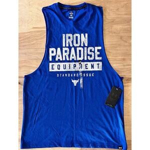 Under Armour UA Project The Rock Iron Paradise Pullover Mens Large New Fast Ship